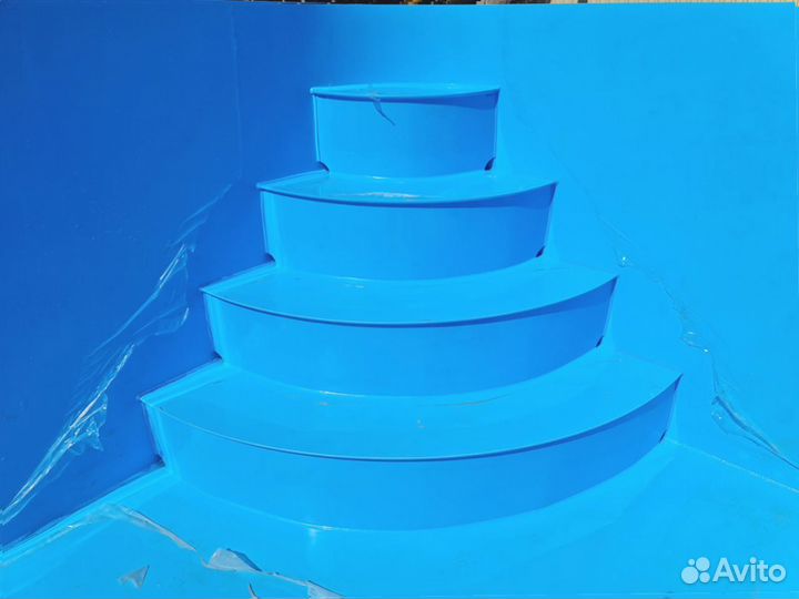 Бассейн Скругленный 4000х3000х1500мм