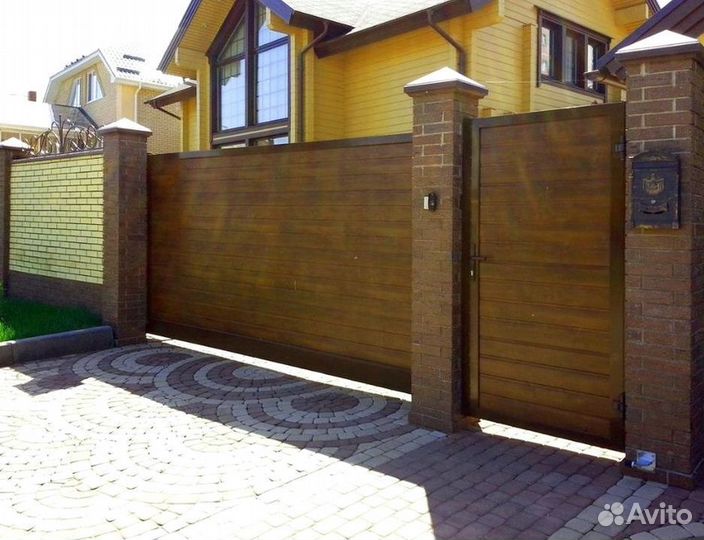 Откатные ворота под ключ