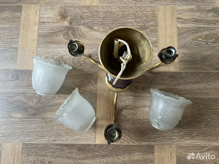 Люстра потолочная на 3 лампы