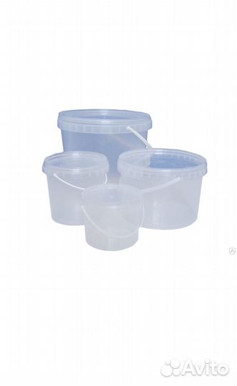 Одноразовые ведра под мёд, шашлык