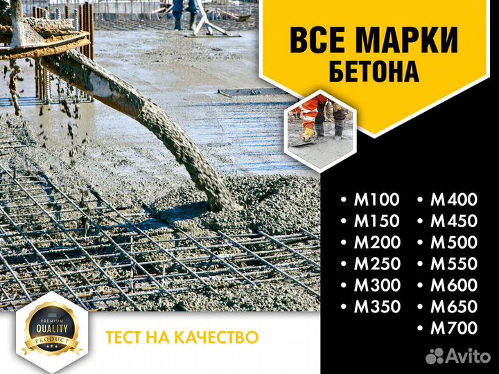 Бетон на граните
