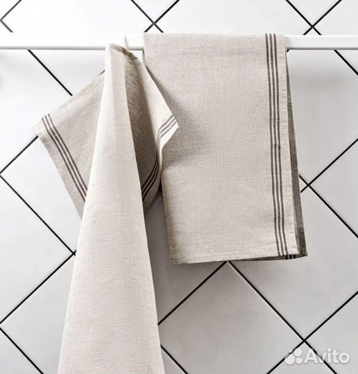 Комплект льняных полотенец в стиле Zara home