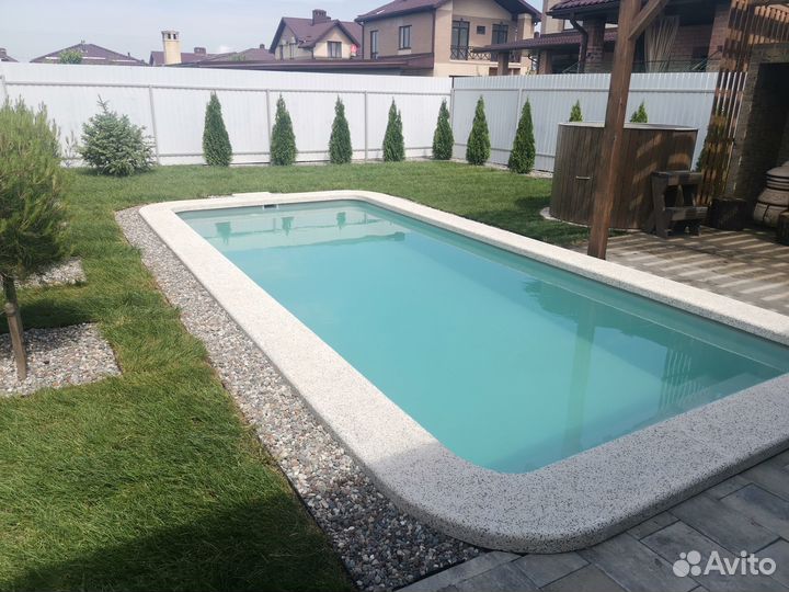 Бассейн 7*3*1,5 полный комплект с противотоком