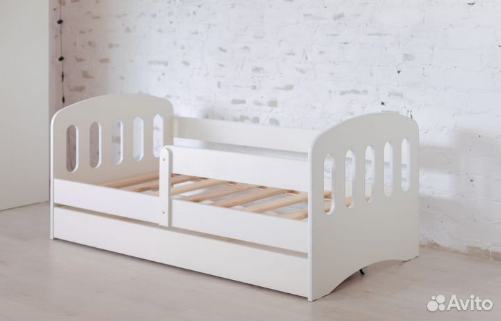 Кроватка из лдсп для малыша софа цвет с бортом