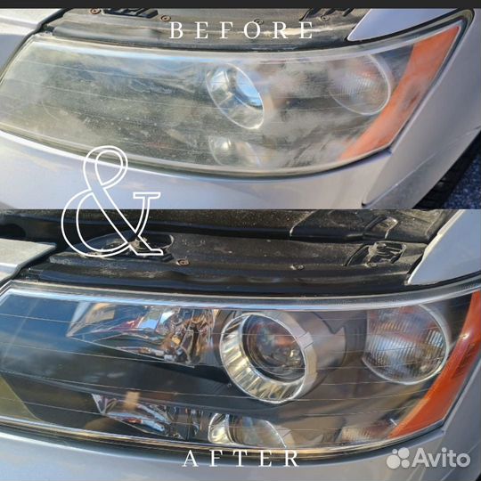 Полная реставрация фар