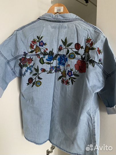 Рубашка джинсовая женская 48 50