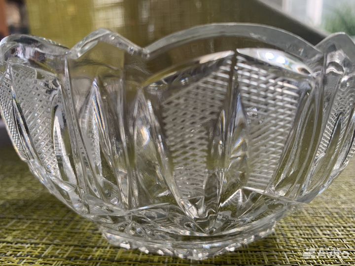 Ваза хрустальная винтажная