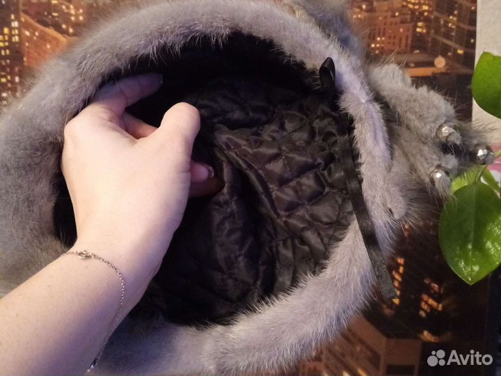 Шапка норковая