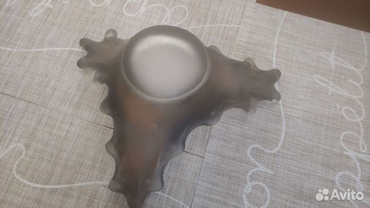 Ваза цветное стекло Чехия