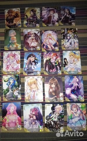 Коллекционные аниме карточки Goddess Story объявление продам