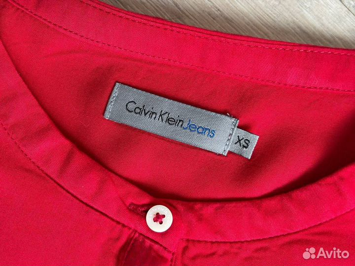 Calvin Klein вискозное платье XS. Оригинал