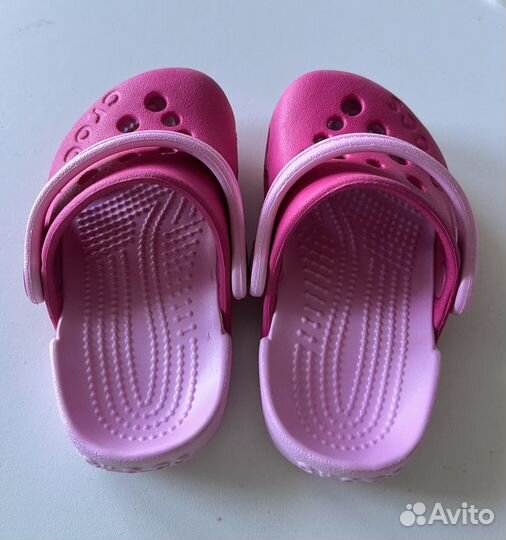 Crocs оригинал детские шлепки сандали сабо 19