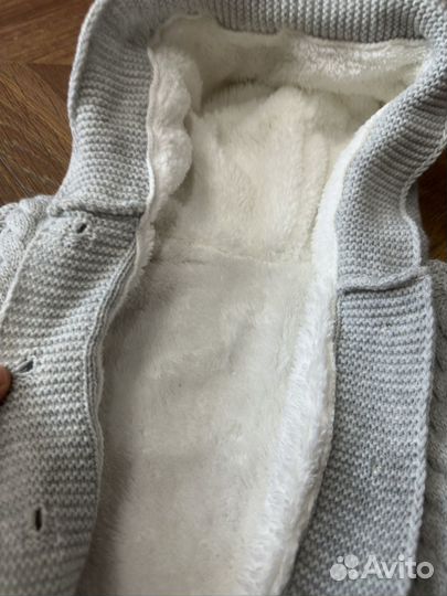 Комбинезон вязанный утепленный