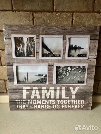 Рамка для фотографий с надписью 40Х40см