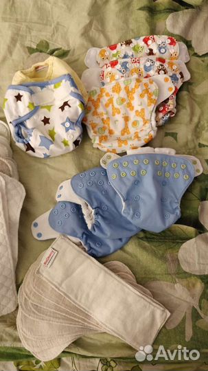 Многоразовые подгузники 3-7, 10-15кг