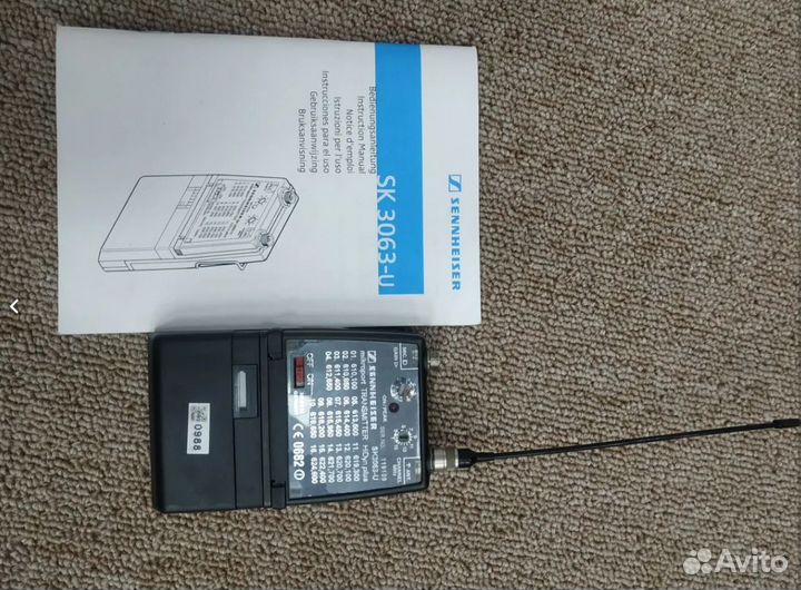 Приемник Sennheiser EM 3031, SK3036-u и микрофон