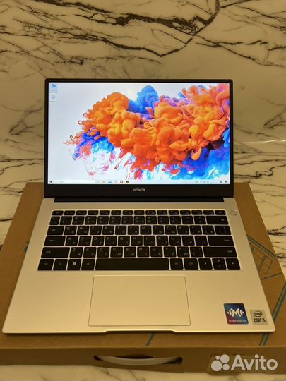 Металлический Honor magicbook X14 8GB SSD 512GB i5