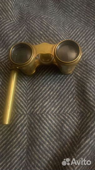 Бинокль старинный винтаж перламутровый