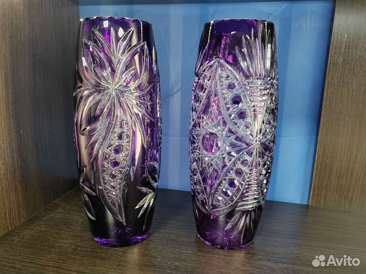 Ваза хрустальная