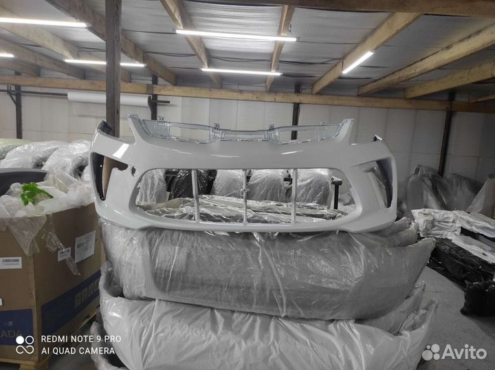 Передний бампер kia rio 2017-2020