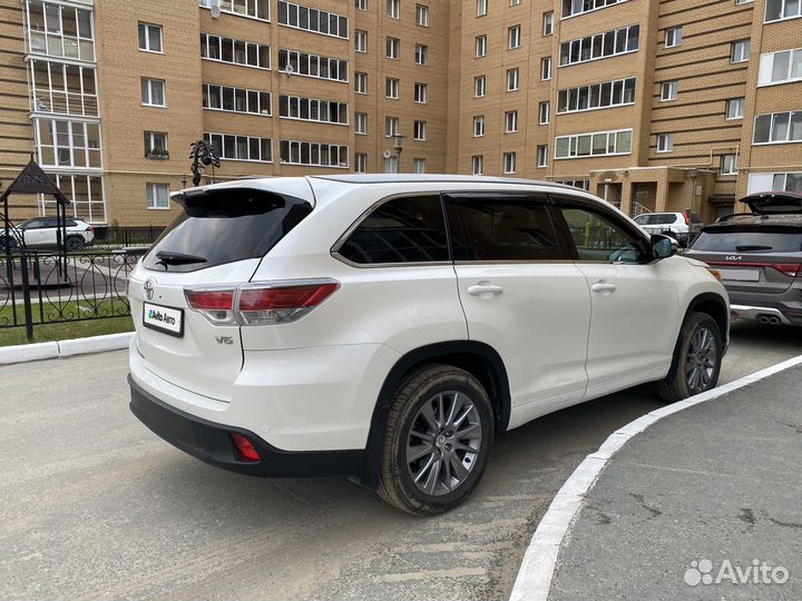 Toyota Highlander 3.5 AT, 2014, 129 000 км