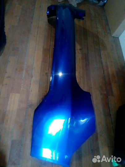 Бампер задний Киа Рио 10-14 г.в. новый,синий WGM