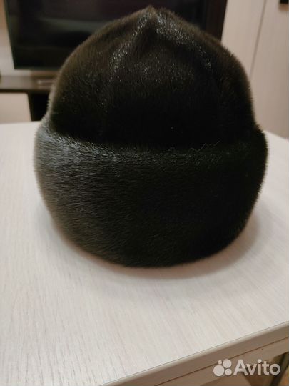 Шапка женская натуральный мех нерпы