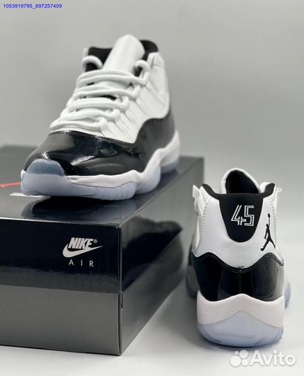 Кроссовки nike air jordan 11 retro white