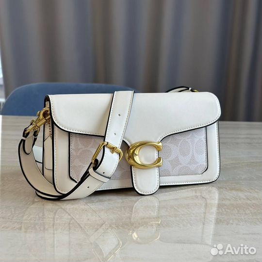 Сумка coach экокожа tabby