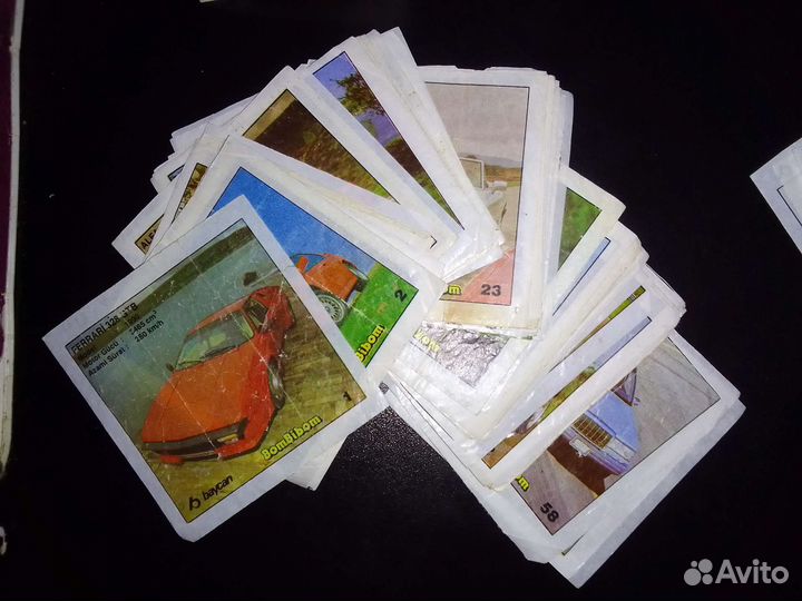 Вкладыши Bombibom полные серии. 331 штЦена за все