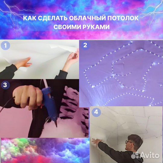 Набор для создания светящихся облаков