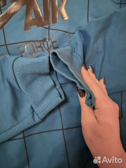 Толстовка Nike синяя