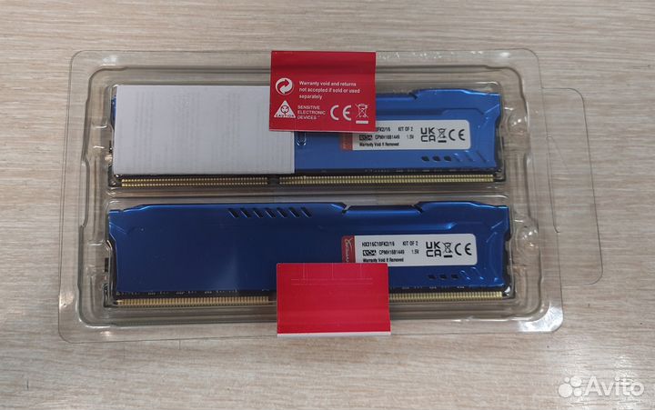 Комплект DDR3 16Gb (8+8) 1600Mhz CL10 HyperX