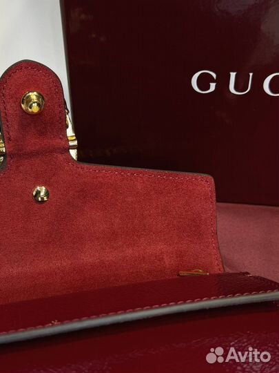 Сумка красная gucci premium