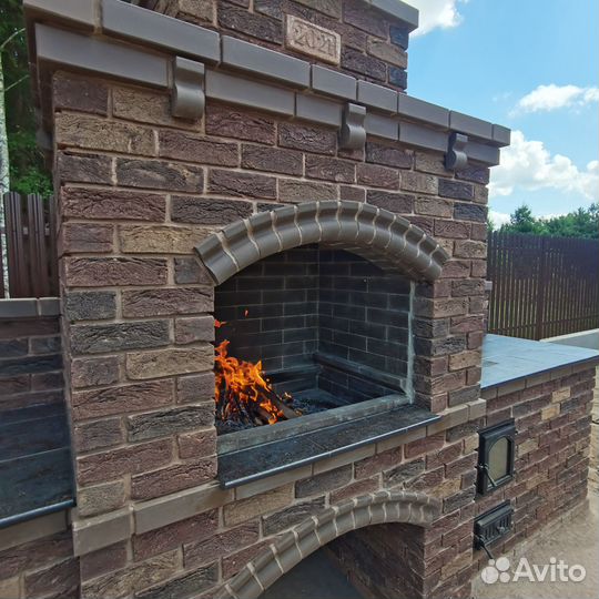 Мангал из кирпича