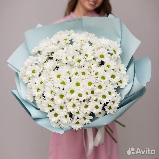 Ромашки, 51шт доставка цветов