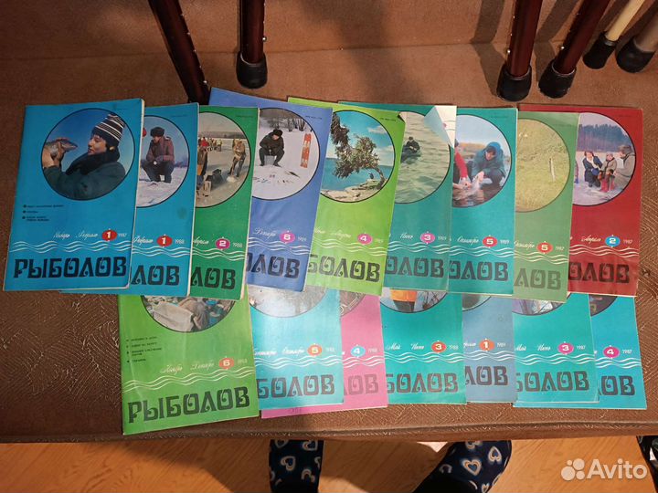 Коллекция журналов Рыболов 87-89 гг