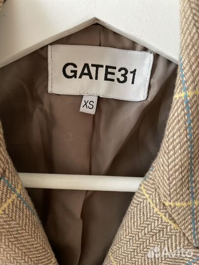 Пальто жакет из шерсти Gate31 (размер XS)