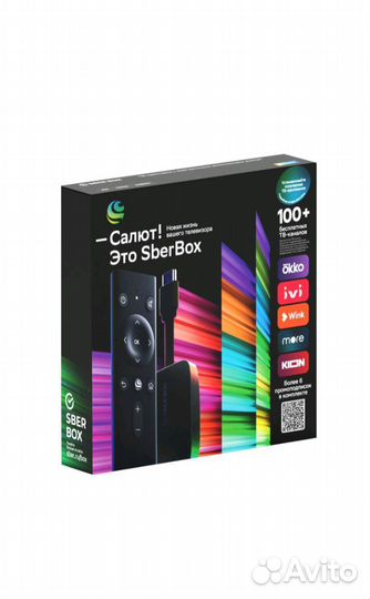 Смарт тв-приставка SberBox