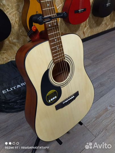 Леворукая акустическая гитара Cort (новая) в завод