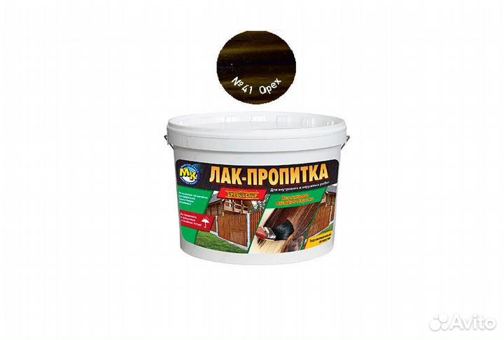Лак пропитка орех 10л