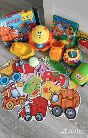 Игрушки Пазлы для малышей пластик