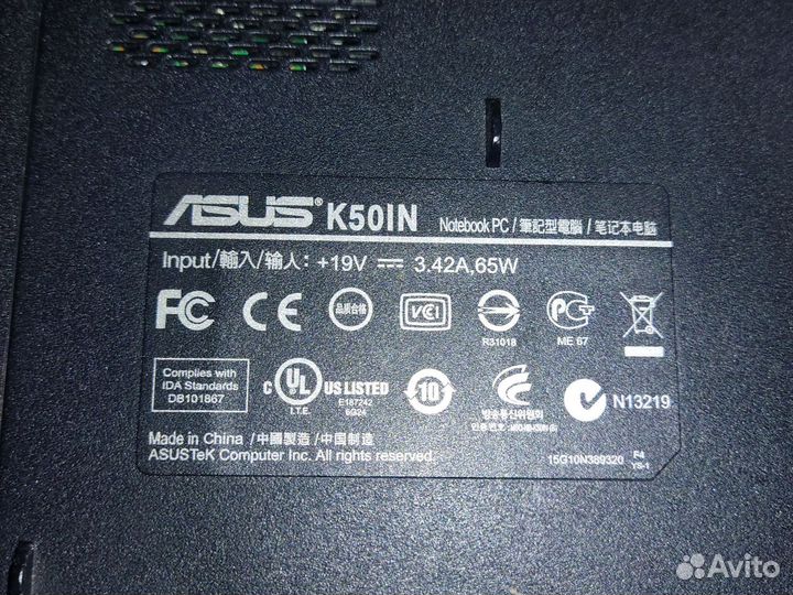 Ноутбук asus