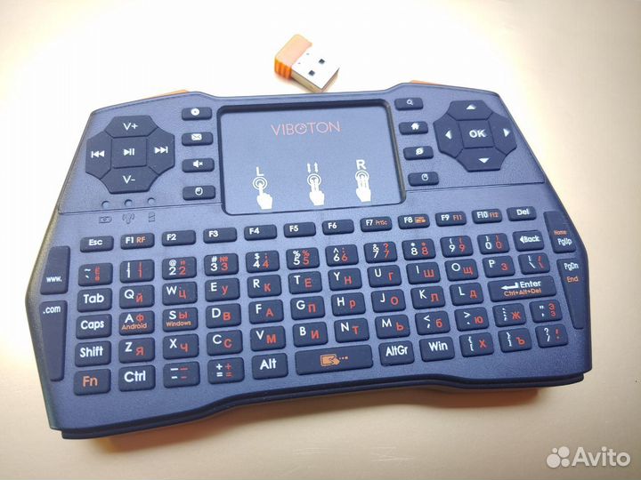 Беспроводная мини клавиатура i8+ (ENG/RUS акб )