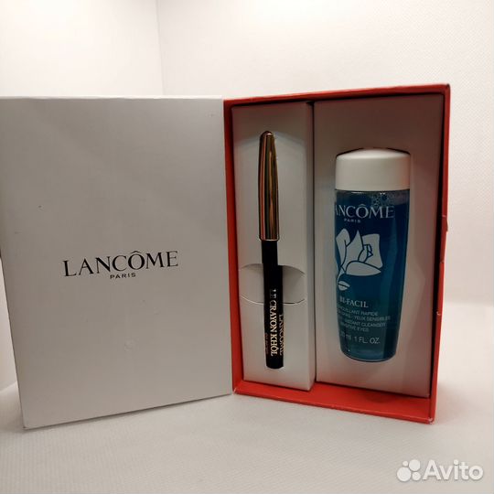 Lancome набор миниатюр карандаш для глаз + лосьон