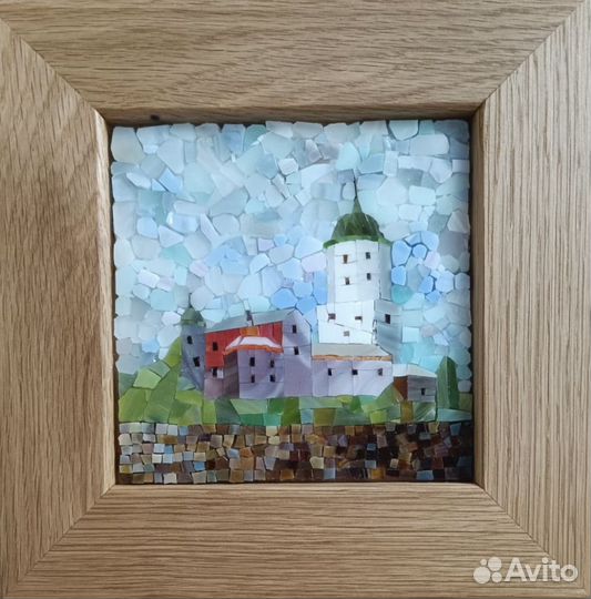 Картина Панно. Мозаика из витражного стекла