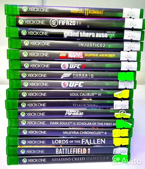 Игры на xbox one диски