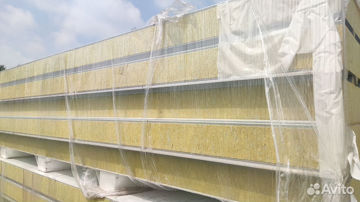 Сэндвич-панели стеновые и кровельные новые