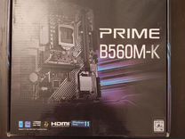 Asus Prime B560M-K, новая, гарантия,чек. LGA 1200