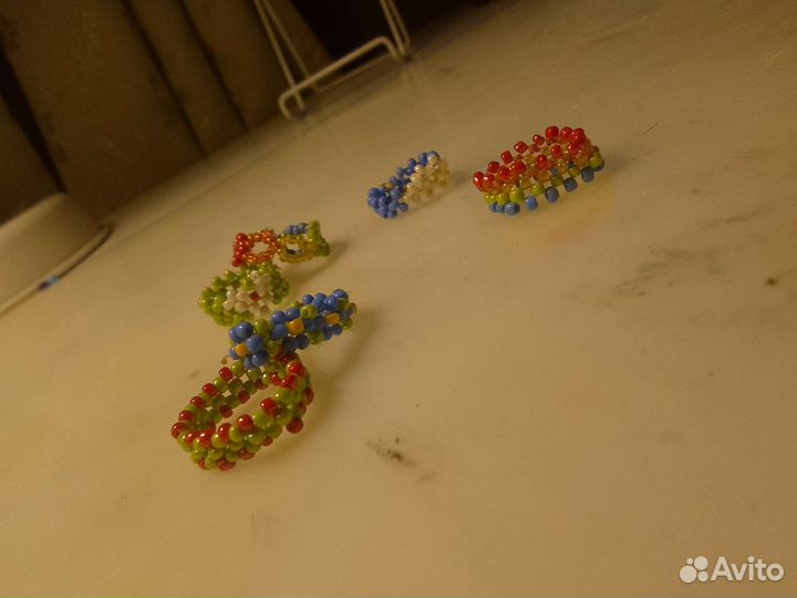 Кольцо из бисера